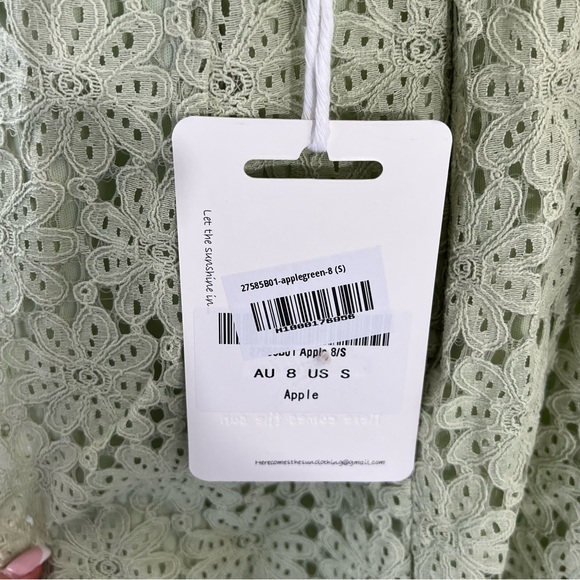 Come Back to Me Dress Apple Green - Picture 4 of 4